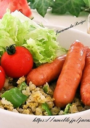 シャウエッセン☆カレーチャーハン丼-レシピのメイン写真