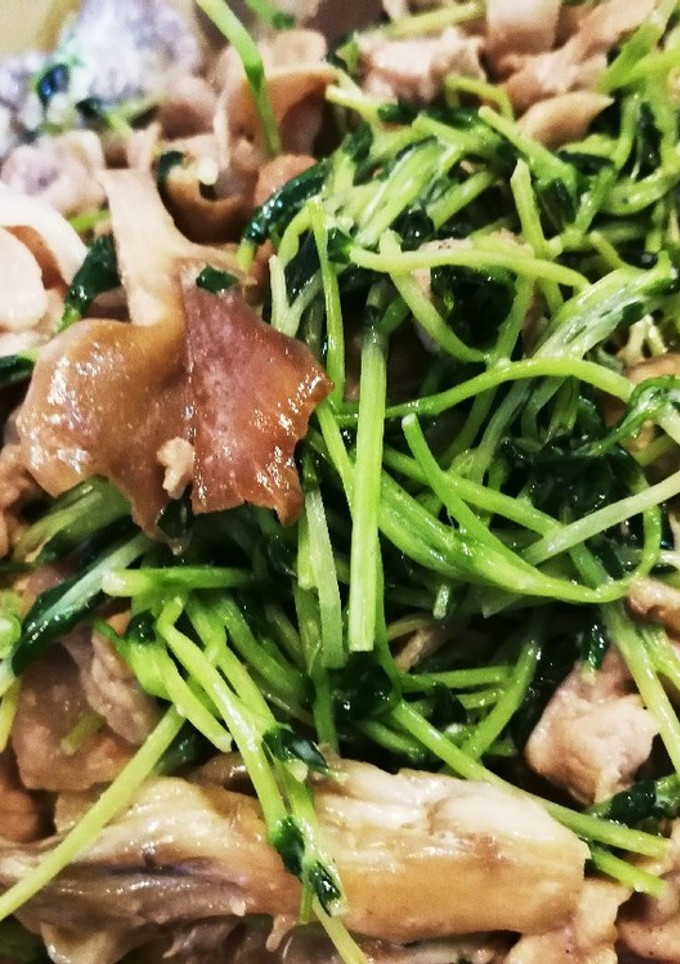 豚肉&豆苗&舞茸の醤油マヨ炒め❤️簡単☆-レシピのメイン写真