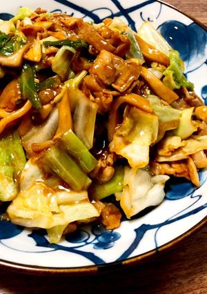 豚バラとキャベツのバター醤油炒め *☻*-レシピのメイン写真