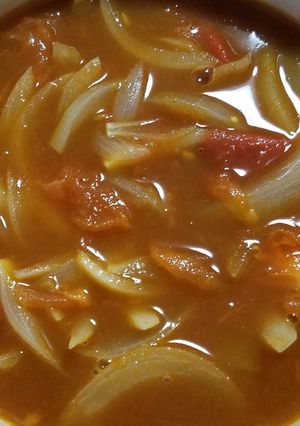 トマトと玉ねぎのカレースープ-レシピのメイン写真