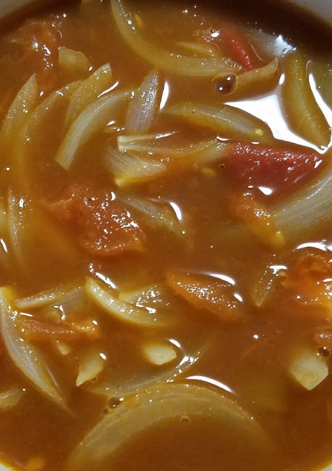 トマトと玉ねぎのカレースープ-レシピのメイン写真
