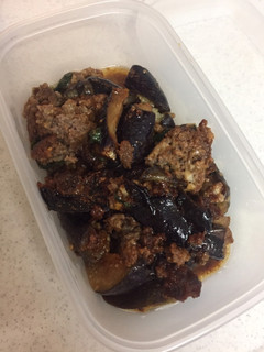 チーズ入り茄子とひき肉大葉炒め-レシピのメイン写真