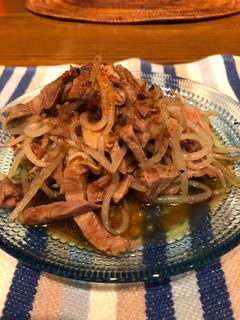 簡単豚肉ともやしのオイスターソース和え-レシピのメイン写真
