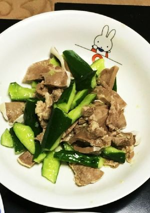 砂肝ときゅうりの冷菜-レシピのメイン写真