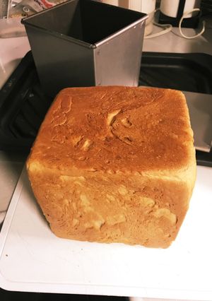 ホームベーカリーで豆乳はちみつ食パン-レシピのメイン写真