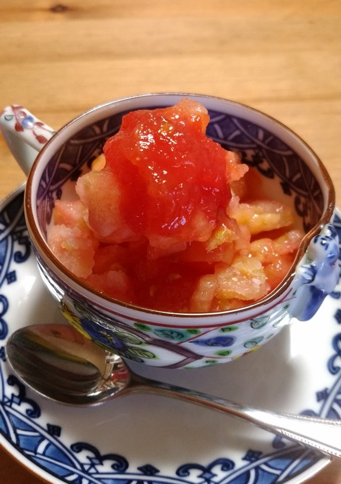 まるごとトマトのかき氷-レシピのメイン写真