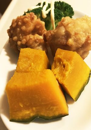 旦那が蒸かすかぼちゃ-レシピのメイン写真