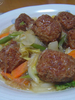 ばぁばの肉団子で☆野菜あんかけ-レシピのメイン写真