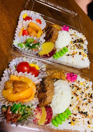 友人弁当2人分-レシピのメイン写真