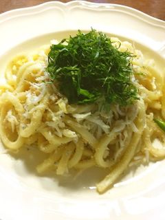 シラスとタラコの焼きうどん -レシピのメイン写真