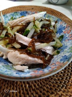 鶏胸肉きゅうりもずく和え-レシピのメイン写真