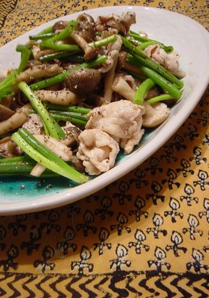 ☆冷しゃぶ肉としめじのおかずサラダ☆-レシピのメイン写真