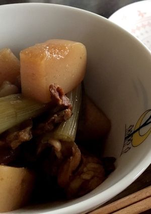 コンニャクが主役？牛スジ煮込み-レシピのメイン写真