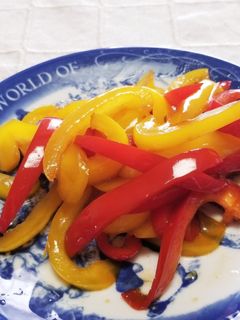 ☆彩に♪簡単・パプリカの中華炒め☆-レシピのメイン写真