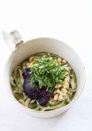 簡単手軽♪大葉ソースで【大葉冷やしうどん-レシピのメイン写真
