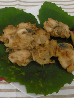 キノコと鶏ムネ肉のかき揚げ-レシピのメイン写真