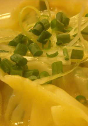 ✿海老ニラのスープ水餃子✿-レシピのメイン写真