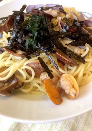たっぷりあさりのパスタ♪-レシピのメイン写真