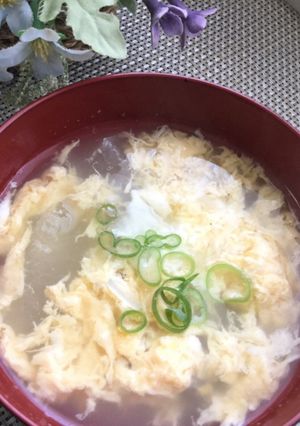 冬瓜(とわかめ)の中華スープ-レシピのメイン写真