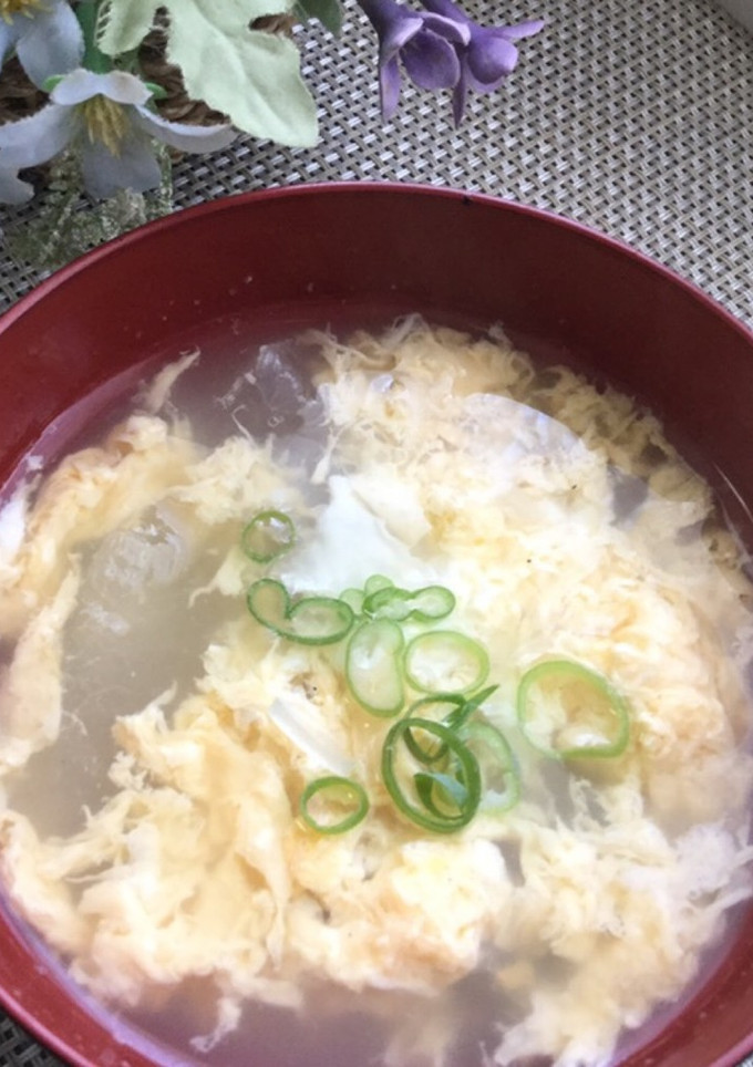 冬瓜(とわかめ)の中華スープ-レシピのメイン写真