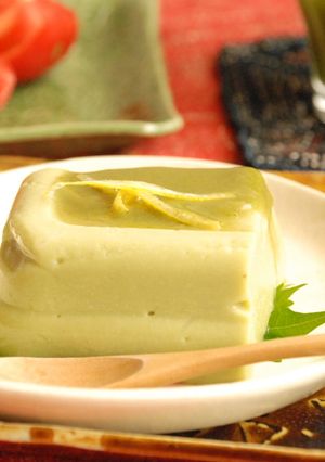 本葛を使って♪桑抹茶のくず豆腐-レシピのメイン写真