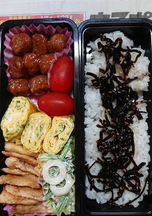 高校生男子弁当(^-^)40-レシピのメイン写真