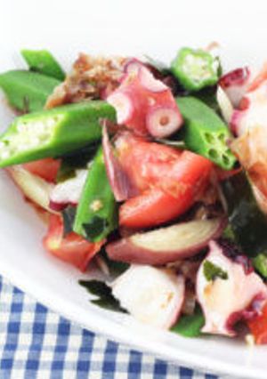 夏野菜の冷やしサラダ-レシピのメイン写真