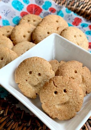 にっこり！ココナッツオイルのごまクッキー-レシピのメイン写真