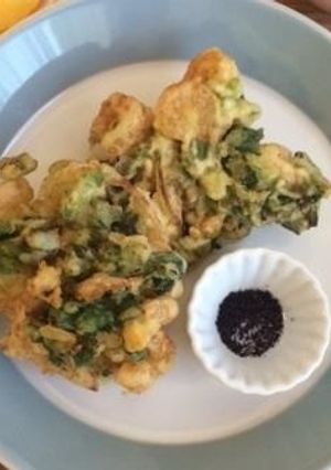 菜の花かきあげ(透析食)-レシピのメイン写真