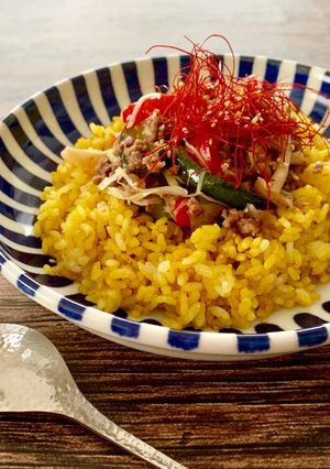 エスニックな香り☆タイ風まぜごはん-レシピのメイン写真