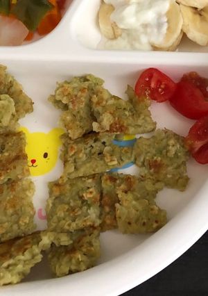 手づかみ食べに！オートミールおやき-レシピのメイン写真
