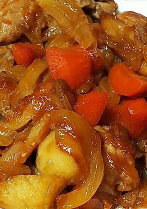 鶏もも肉と野菜の煮物-レシピのメイン写真