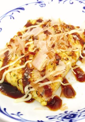 【病院】豆腐のお好み焼き風【給食】-レシピのメイン写真