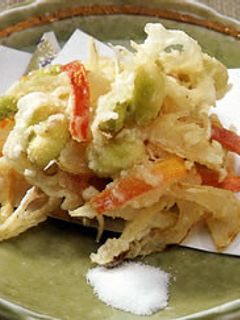 紫ずきんのかき揚げ-レシピのメイン写真