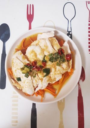 鶏肉とにんじんのネギだれかけ-レシピのメイン写真