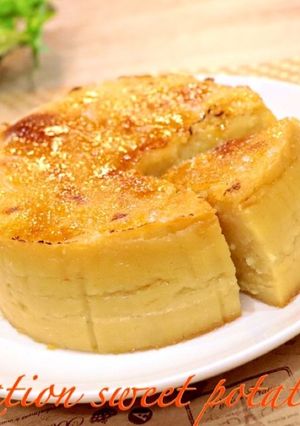 スイートポテトキャラメリゼケーキ-レシピのメイン写真
