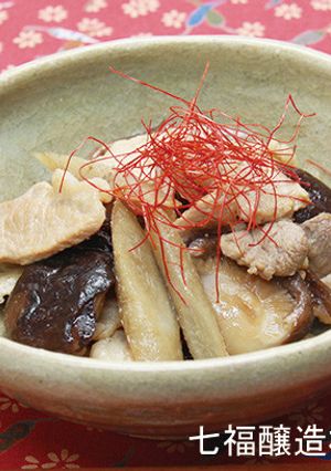 煮物だしで作る|干し椎茸と豚肉の炒め煮-レシピのメイン写真