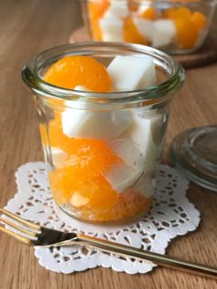 練乳風味の牛乳寒天-レシピのメイン写真