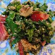 アクなしスイスチャードの蜂蜜胡麻和え