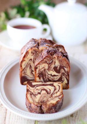 チョコマーブルのケーク-レシピのメイン写真