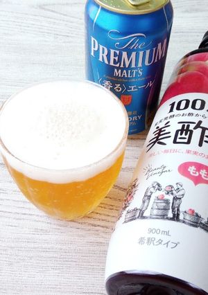美酢『ミチョ』ビール割り-レシピのメイン写真