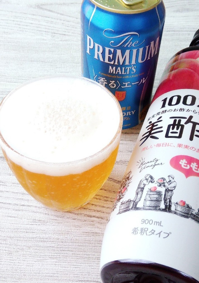 美酢『ミチョ』ビール割り-レシピのメイン写真