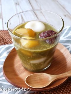抹茶あま酒ぜんざい-レシピのメイン写真