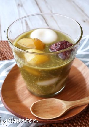 抹茶あま酒ぜんざい-レシピのメイン写真