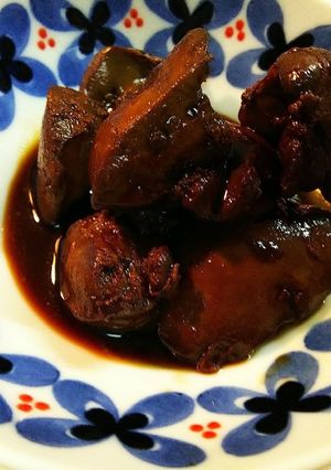 鶏レバーの赤ワインソース煮-レシピのメイン写真