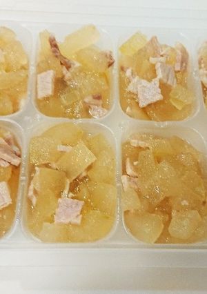 «離乳食完了期»冬瓜とハムのコンソメ煮-レシピのメイン写真