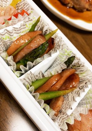 アスパラウインナー炒め 簡単♡お弁当にも-レシピのメイン写真
