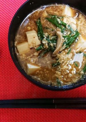 シーアスパラガス/厚岸草の味噌汁-レシピのメイン写真