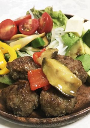 ポン酢で肉団子-レシピのメイン写真