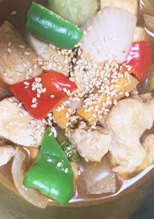 全てレンジ根菜胸肉の砂糖を使わない照り煮-レシピのメイン写真